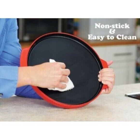 Reheatza Microwave Crisper - Non-Stick Ceramic As Seen on TV, New in Box - Picture 5 of 5